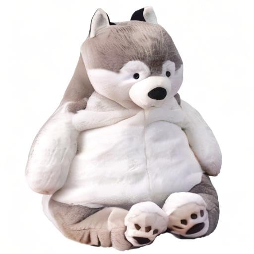 Ronivia Husky Weighted Plush Pillow — 17-Inch Hugable Plush Toy