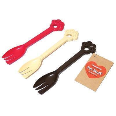 Rosewood Pet Stuff Feeding Fork red