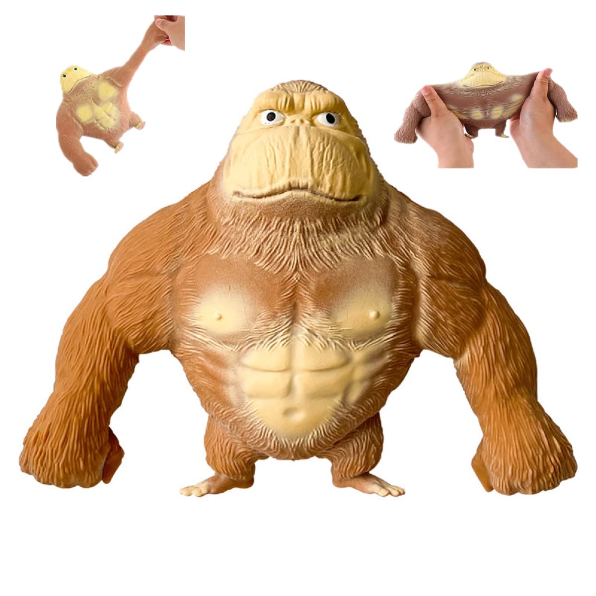 RRSDJJ Squeeze Toy Monkey – Large Stretchy Stress Relief Toy