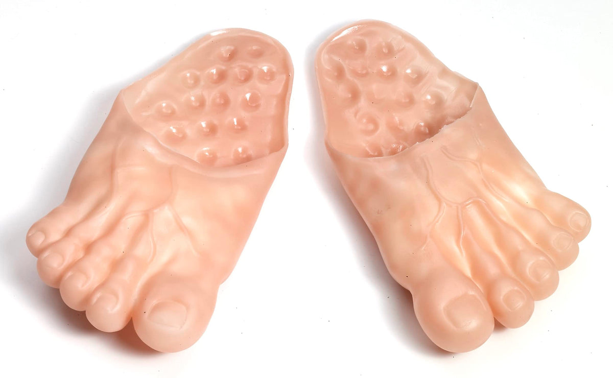 Rubies Bare Jumbo Wearable Feet for Adults — Unisex Costume Footwear