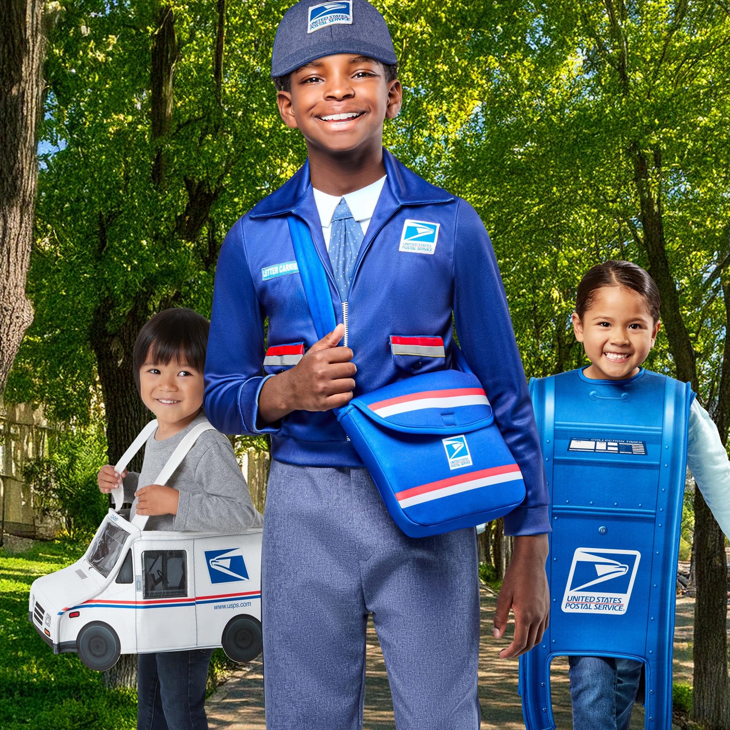 Rubies USPS Letter Carrier Toddler Costume 4T – Unisex Officially Licensed