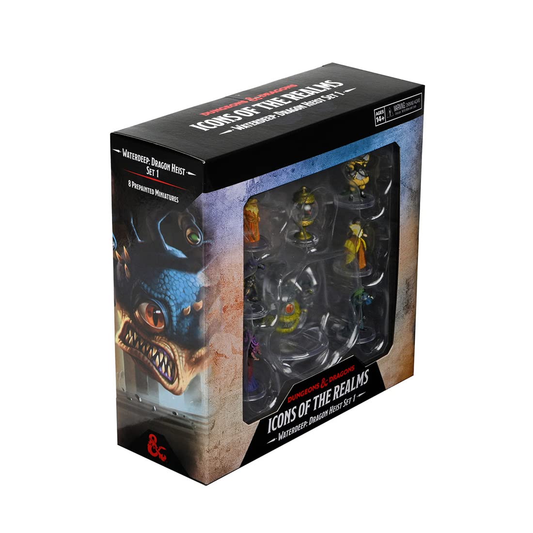 Rubies WizKids D&D Icons of the Realms Waterdeep Dragon Heist Box Set 1 – 8 Miniatures