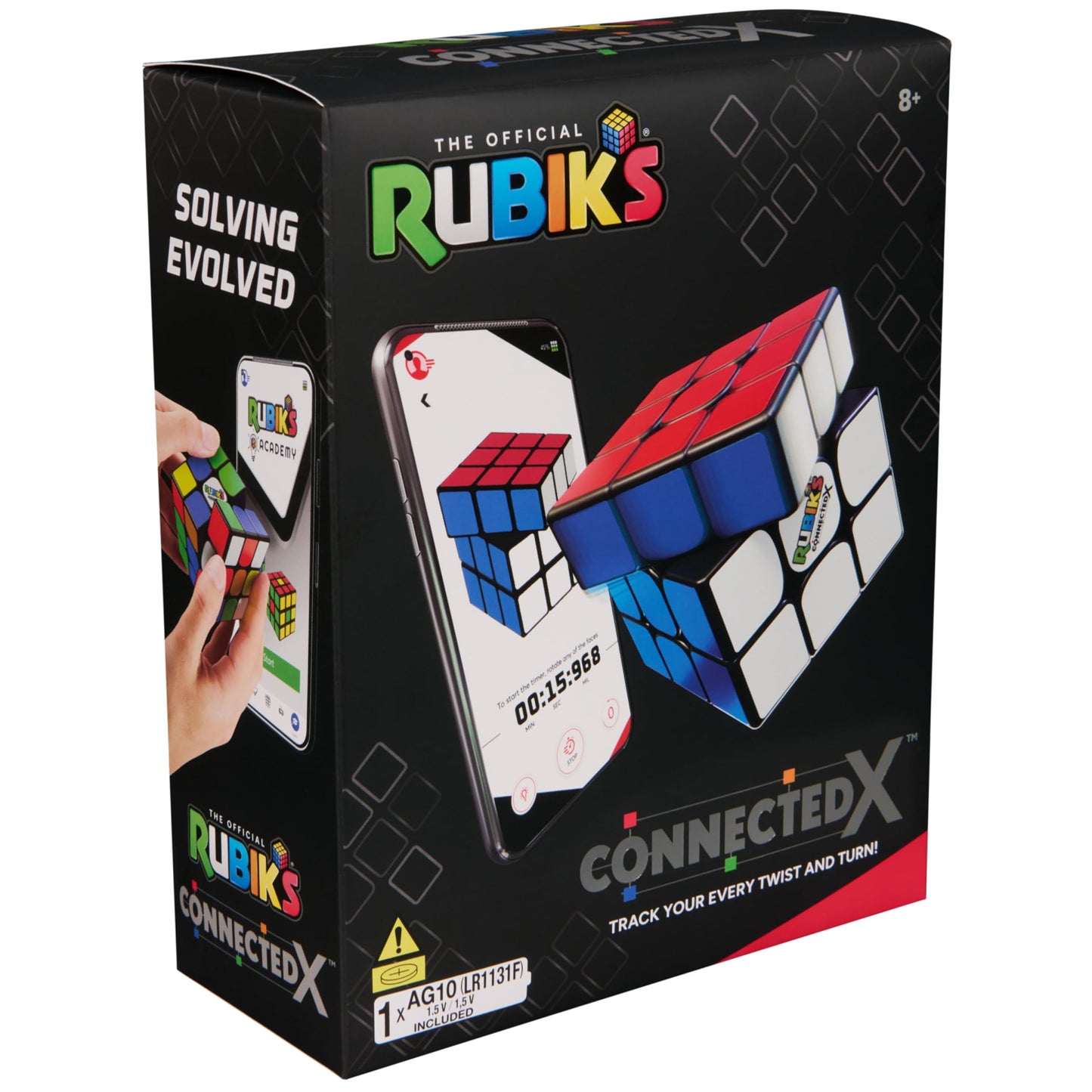 Rubik's ConnectedX Cube — Bluetooth 3x3 Speed Cube with Guided Learning App