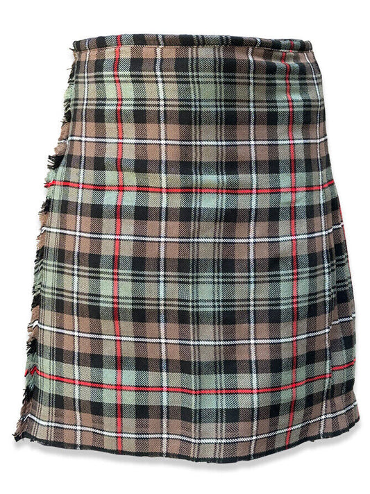 Mackenzie Weathered 8 Yard Casual Tartan Kilt, Scottish Tartan Men Kilt 16oz