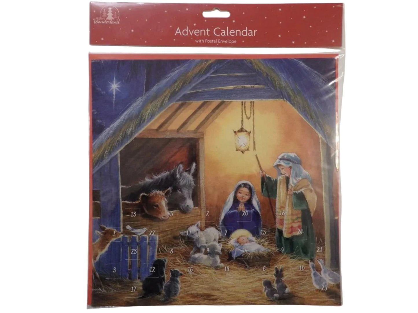 christmas advent calendar nativity scene