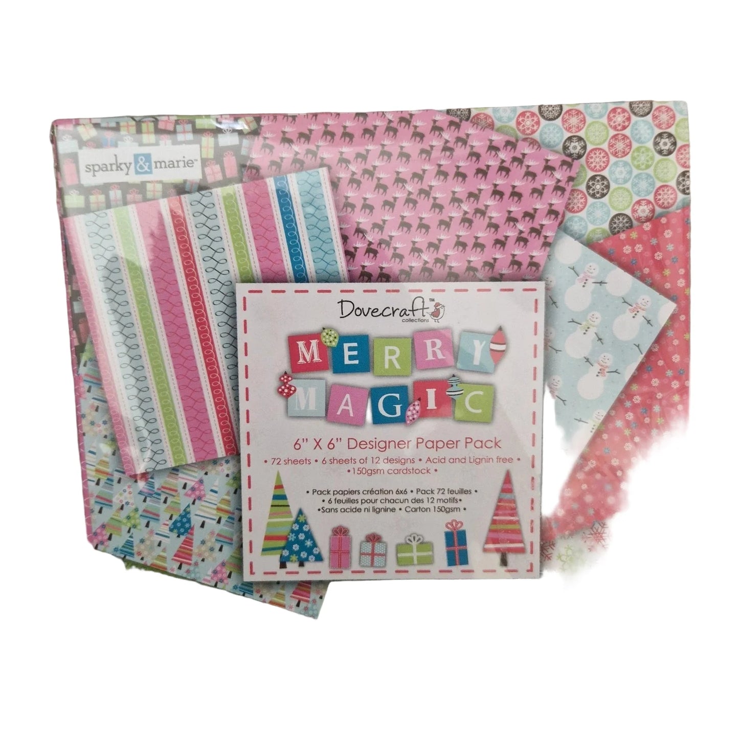 MERRY MAGIC CHRISTMAS 6" x 6" DESIGNER PAPERS