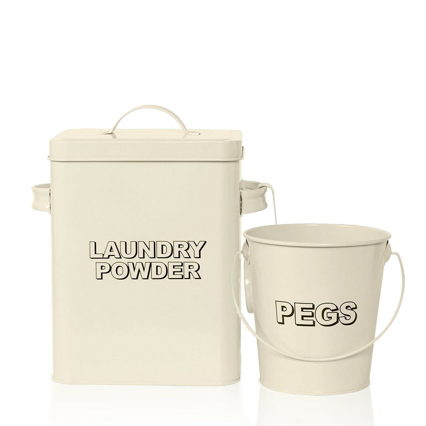 laundry Powder Storage Box - White/Cream