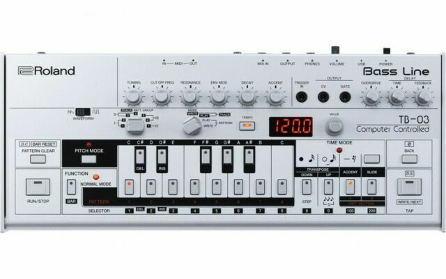 🎛️ Roland TB-03 Bass Line Synthesizer ✅ Boxed | Mint Condition