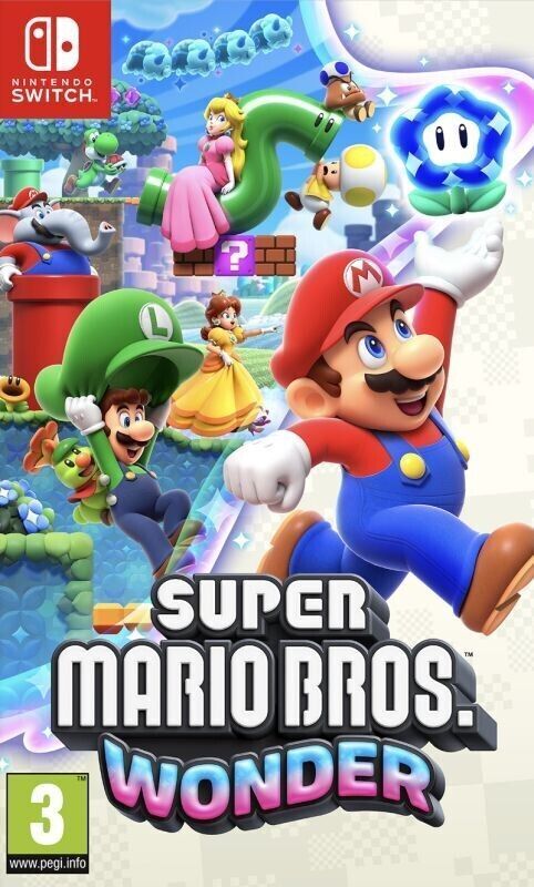 🎮 Nintendo Switch: Super Mario Bros. Wonder ✅ Complete 💿