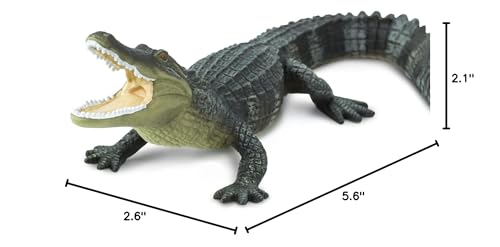 Safari Ltd. Alligator Figurine - 6-inch Lifelike Reptile Figure for Kids 3+
