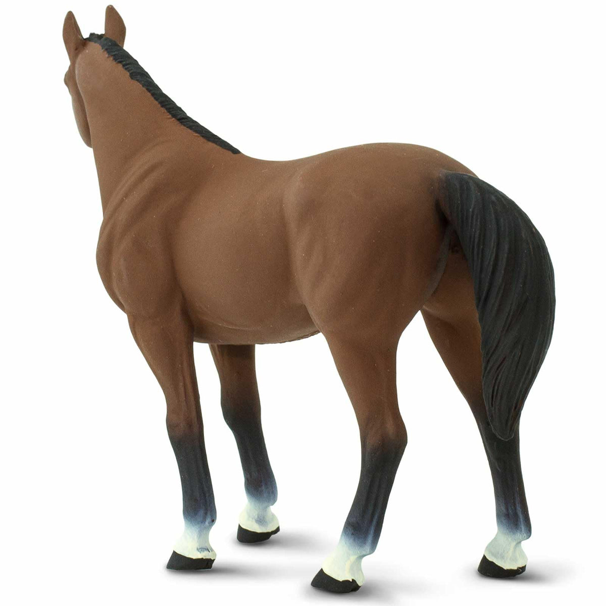 Safari Ltd. American Quarter Horse Gelding Figurine 5" Lifelike Model Figure – Educational Toy for Kids 3+