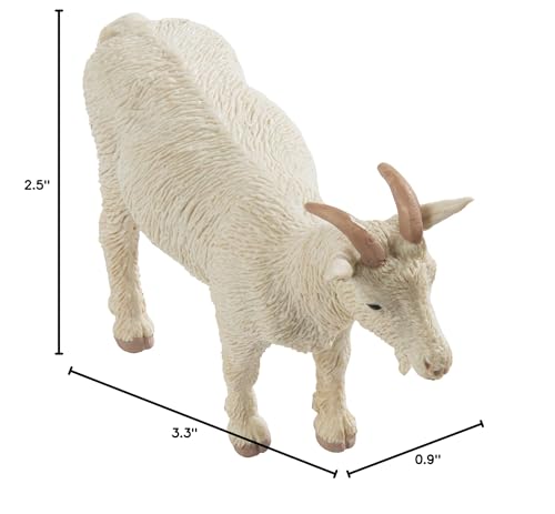 Safari Ltd. Nanny Goat Figurine — Lifelike 3.25-Inch Model for Kids