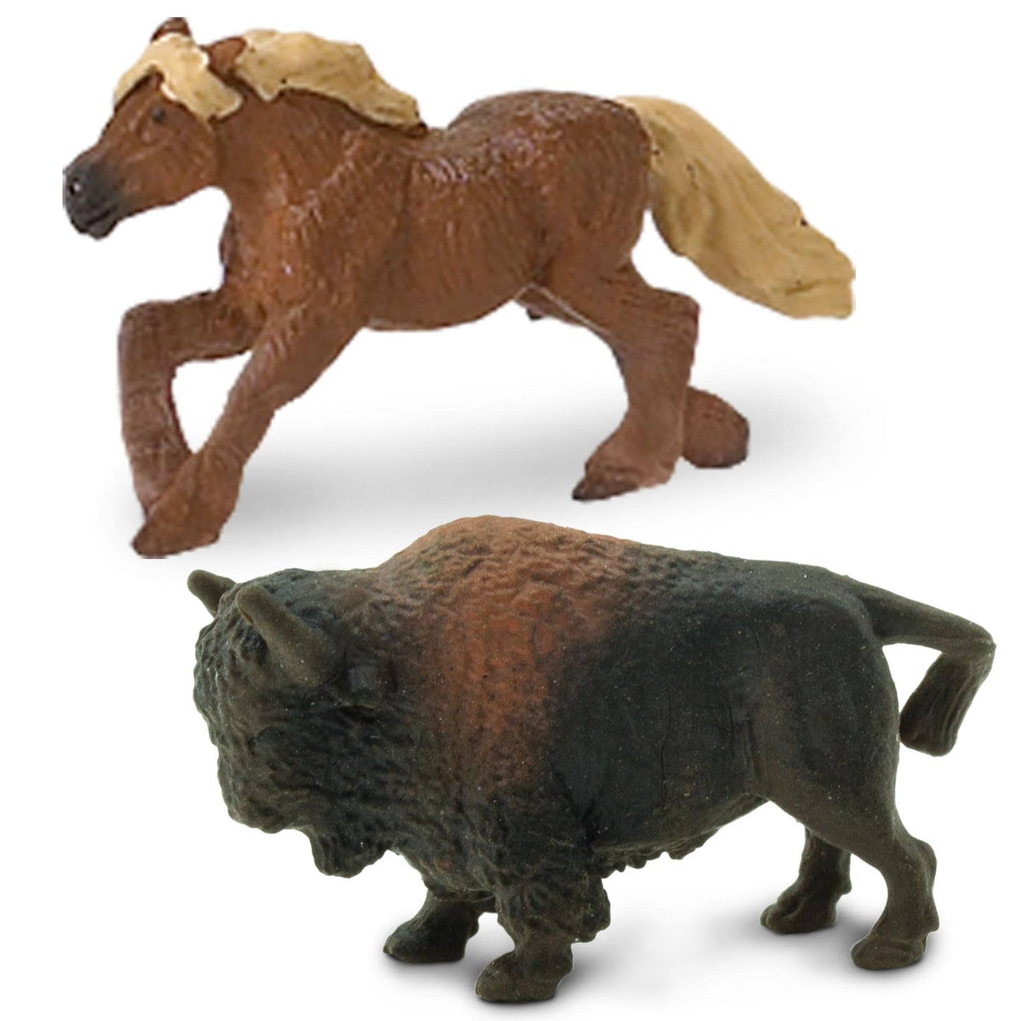 Safari Ltd. Good Luck Minis: Wild West Fun Pack – 8 Mini Figurines for Play & Learning