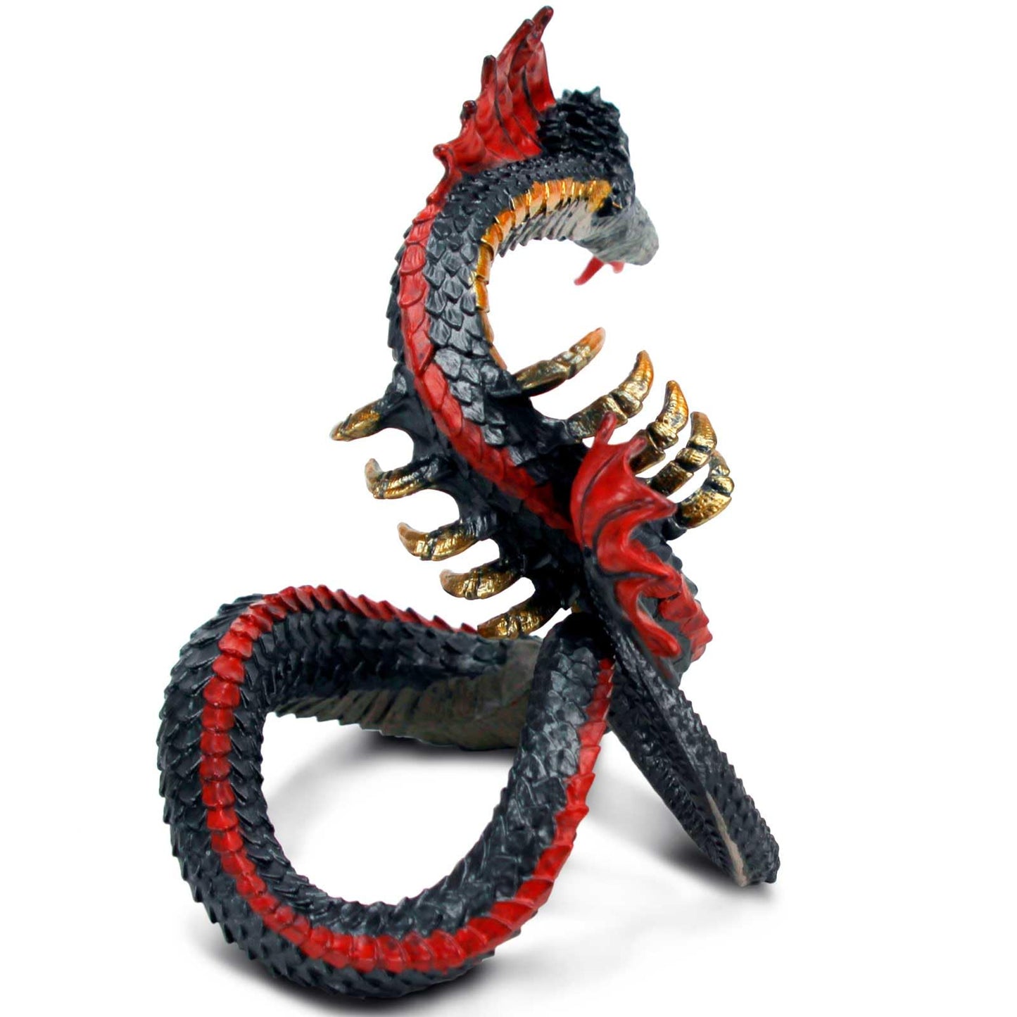 Safari Ltd. Mythical Basilisk Figurine - 5.5-Inch Serpent Model for Kids Aged 3+