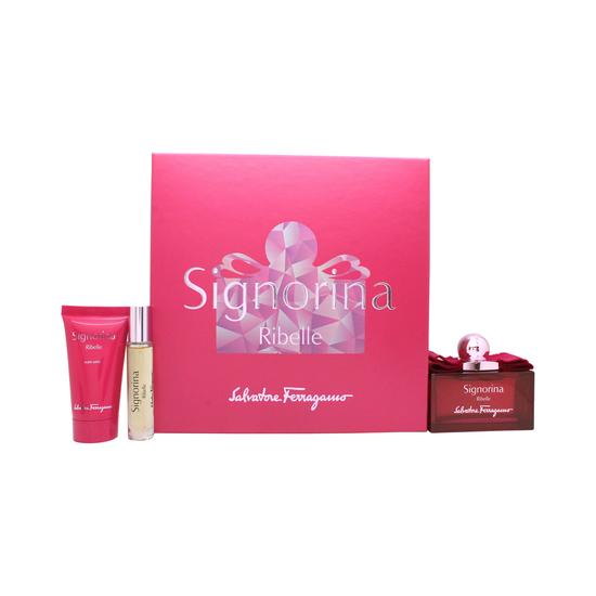 Salvatore Ferragamo Signorina Ribelle Gift Set 30ml EDP + 50ml Body Lotion Women's Fragrance