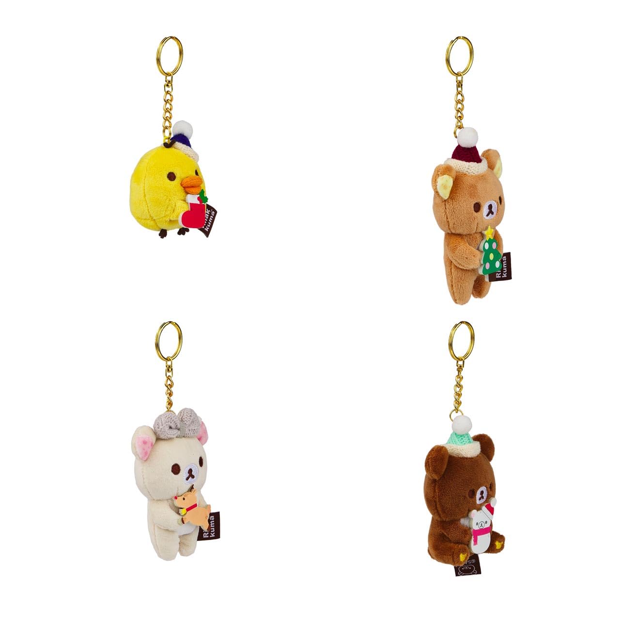 San-X Original Rilakkuma Holiday Series Blind Box – 1 of 4 Plush Collectibles