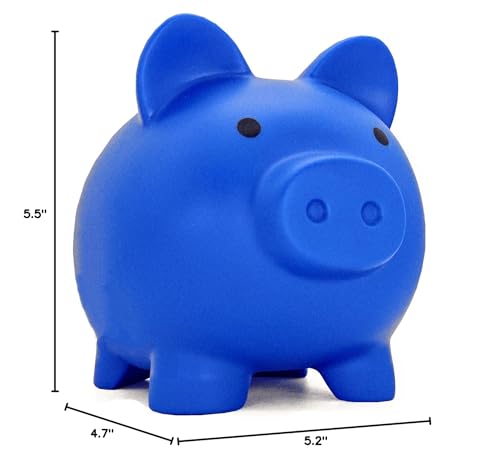 Sbrvaniy Piggy Bank – Unbreakable Plastic Money Bank for Kids (S/M/L)