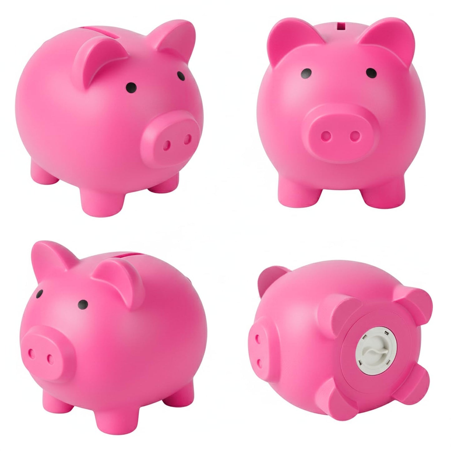 Sbrvaniy Piggy Bank - Unbreakable First Savings Bank for Kids (S/M/L)