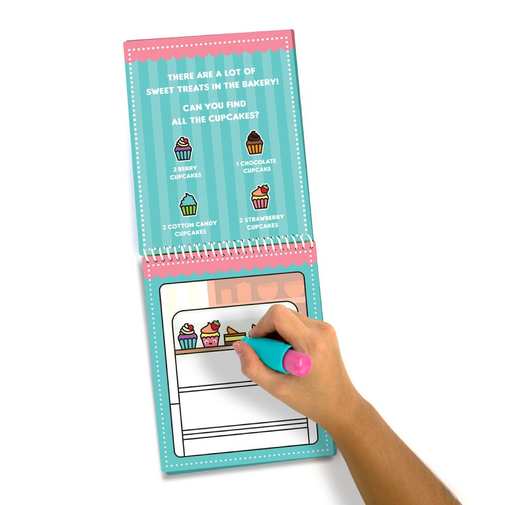 Scent Masters Water Magic 2-Pack: Cupcake & Donut Reusable Water Reveal Pads