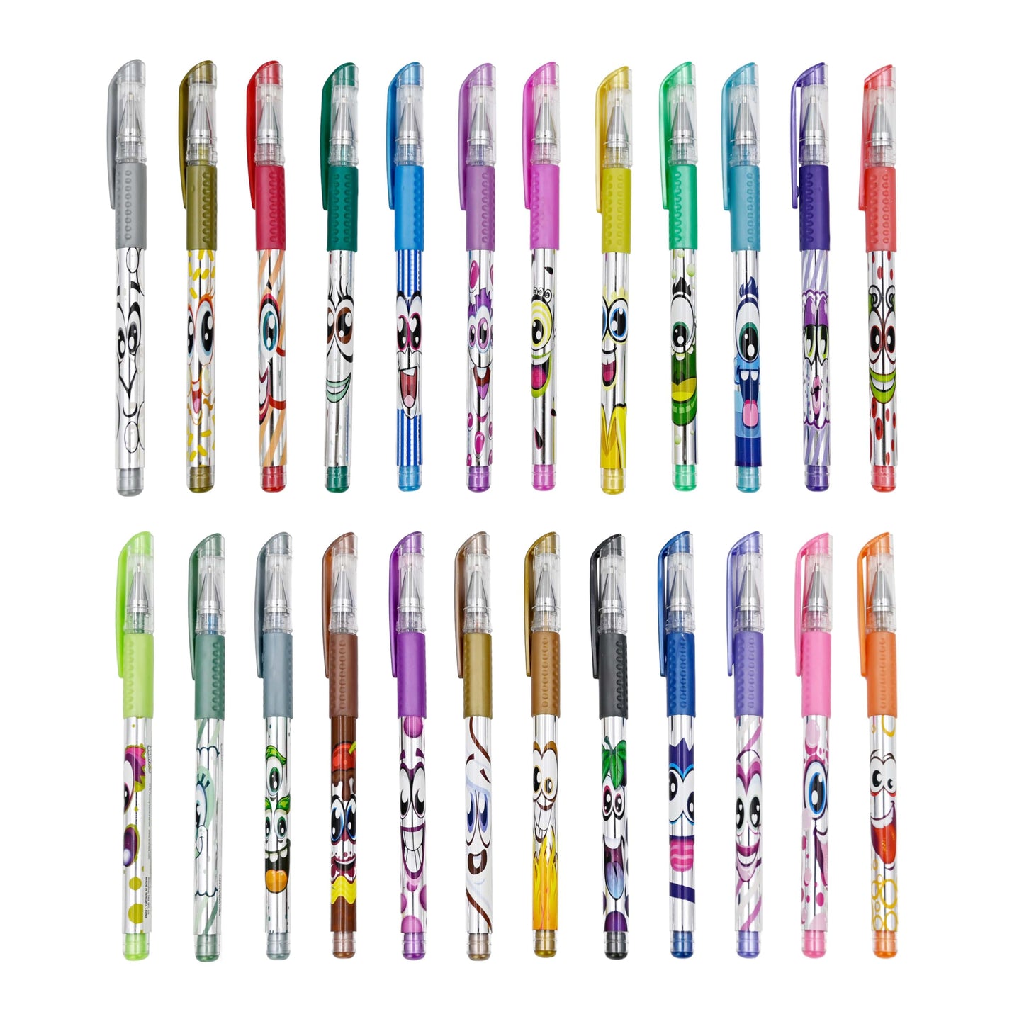 Scentos 24-Pack Scented Metallic Gel Pens for Kids – Non-Toxic Ink for Drawing & Journaling