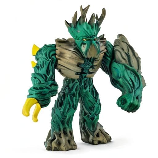 Schleich Eldrador Jungle Emperor – 6” Tree Beast with Movable Arms & Shield | 70151