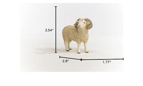Schleich Farm World Ram Figurine — Realistic Farm Animal Toy for Kids 3+