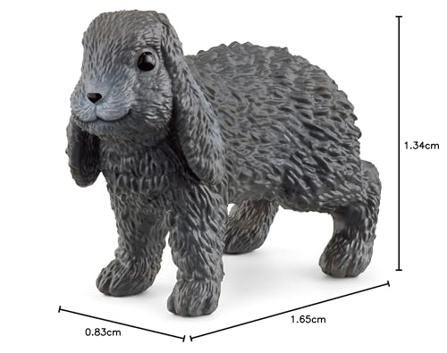 Schleich Farm World Lop-Eared Bunny Toy Figurine – Realistic Farm Animal, Ages 3+