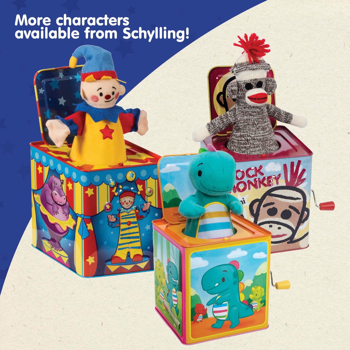 Schylling Polka Puppy Jack in the Box – Classic Musical Toy That Dances