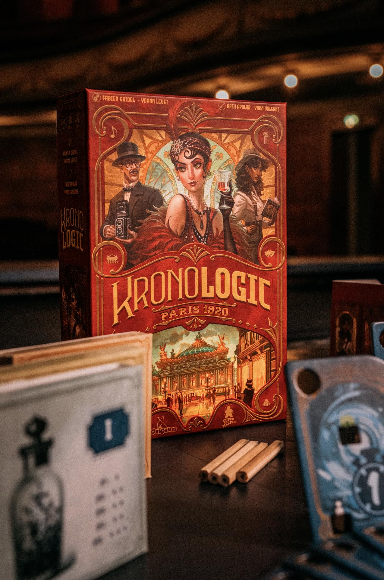 Kronologic: Paris 1920 – Murder Mystery Game (1–4 Players, 30 Min) | Scorpion Masqué