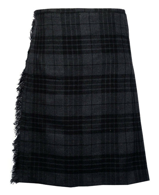 Scottish Traditional Highland 8 Yard Grey Watch Tartan Kilt Tartan Handmade 16oz Traditional