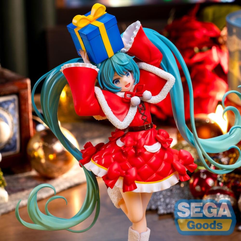SEGA Hatsune Miku Christmas 2024 Ver. Luminasta Figure – 19 cm