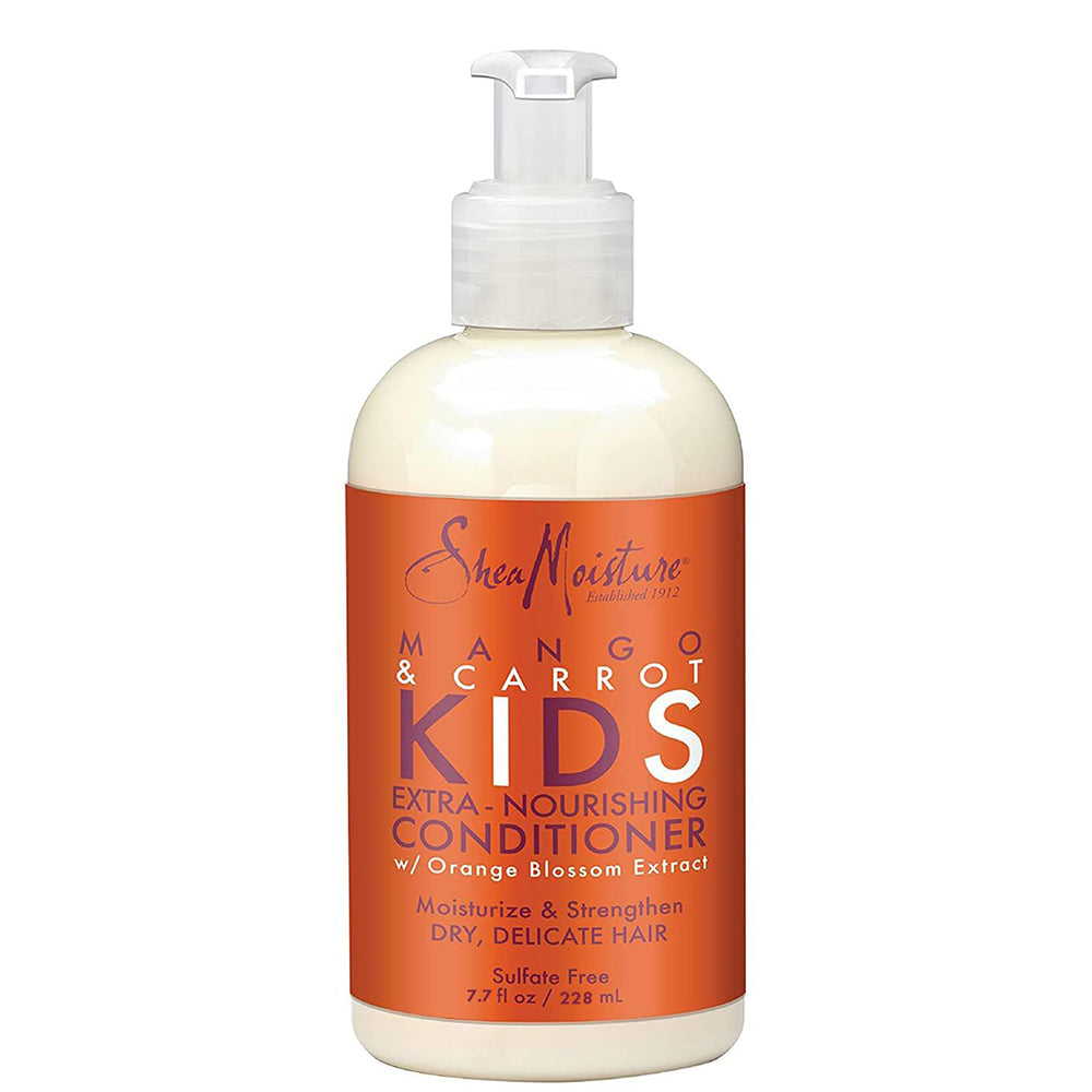 Shea Moisture Mango and Carrot KIDS Extra-Nourishing Conditioner 7.5 oz / 228 ml - For Dry, Curly Kids' Hair