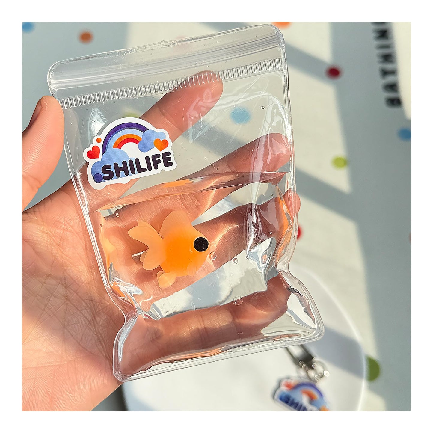 SHILIFE Taba Squishy – Stress Relief Squeeze Toys, Kawaii PVC Sensory Toys (Fish)