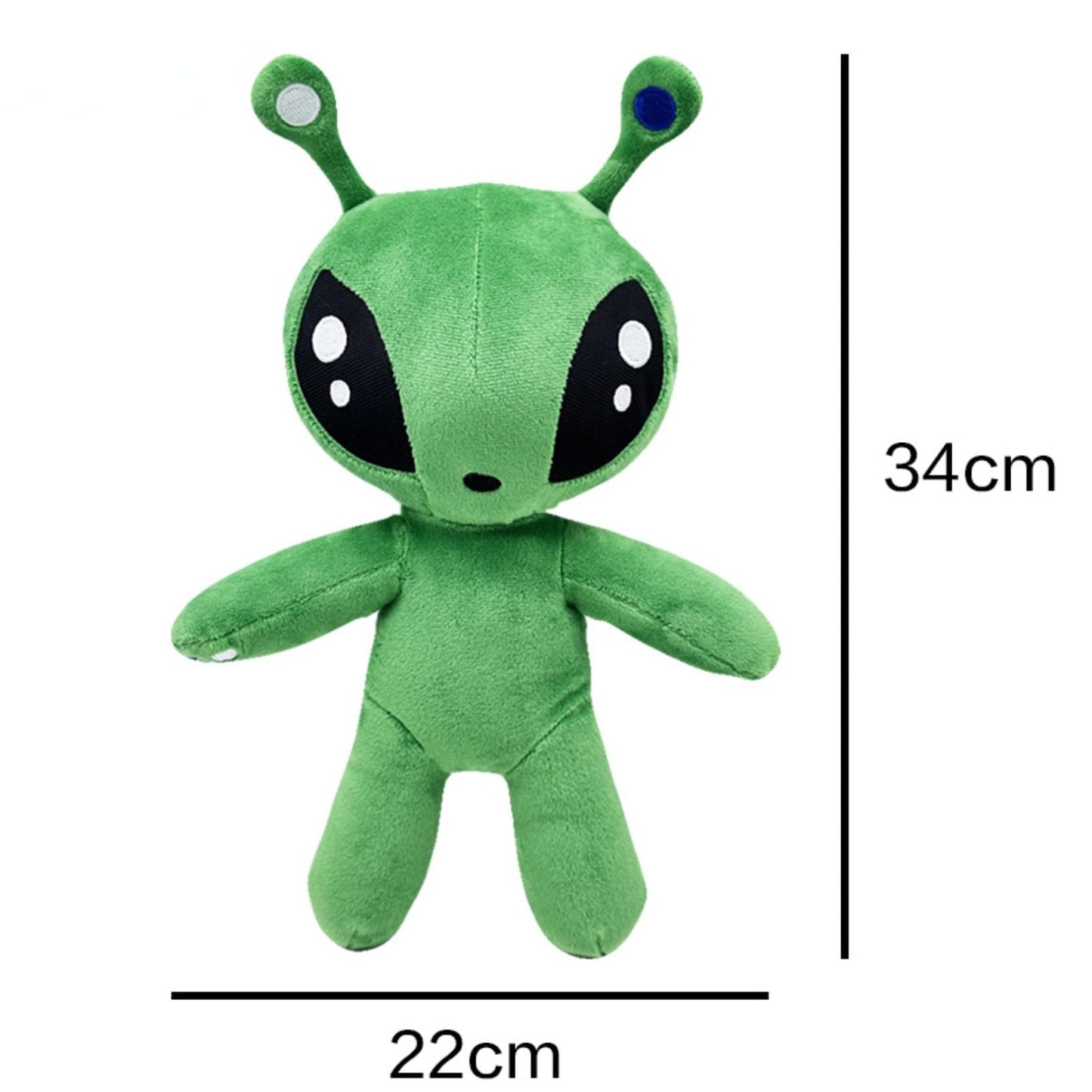Shontay Alien Plush Toy — Green Alien Plush Doll, Soft Creature Pillow for Kids’ Rooms and Anime Fans Gift