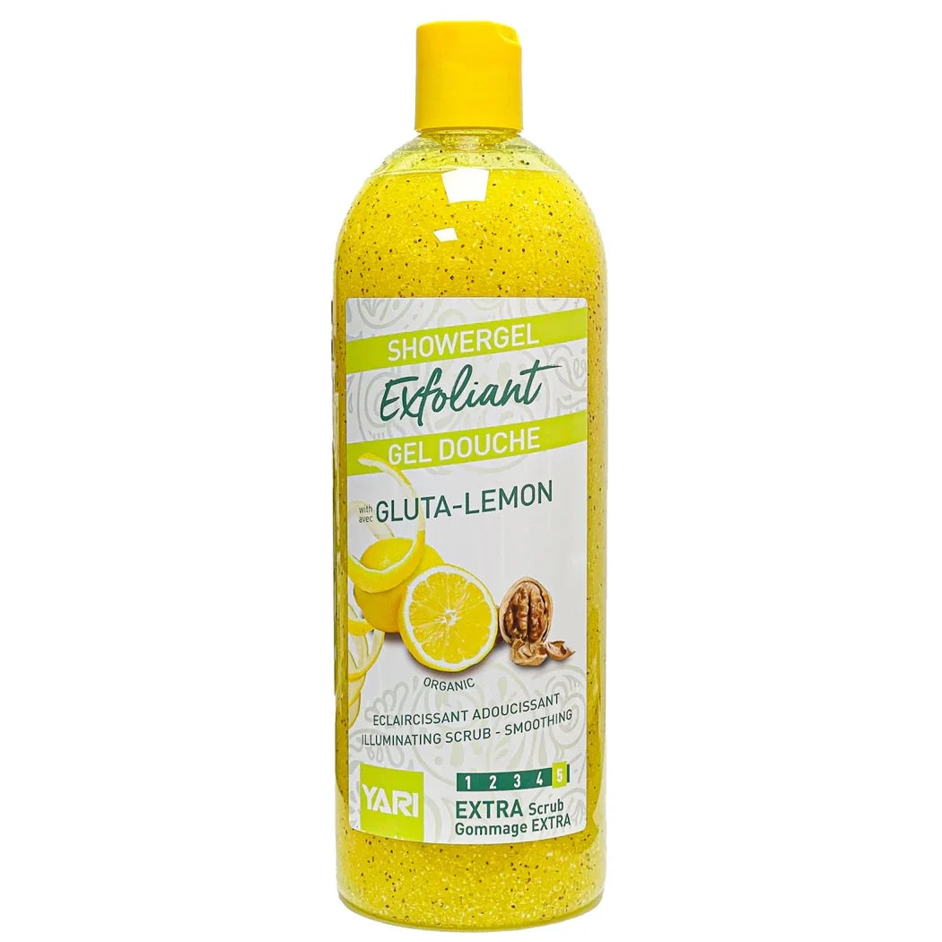 Yari Lemon Exfoliant Shower Gel: Brightening & Smoothing for All Skin Types 500ml