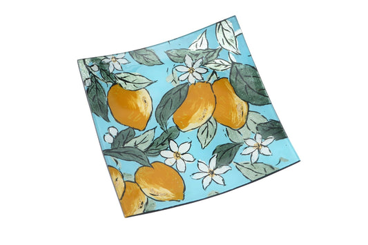 Sicilian Zest Small Square Plate in Gift Box