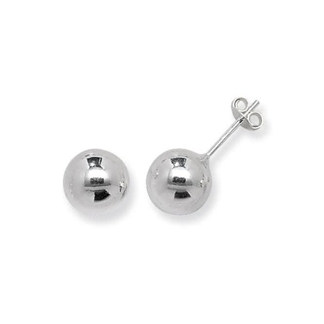 Acotis Silver Ball Stud Earrings G5516