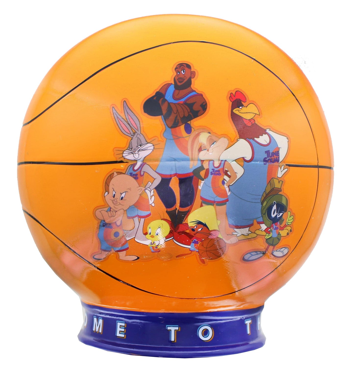 Silver Buffalo Space Jam Welcome to The Jam Large Ceramic Coin Bank | Officially Licensed