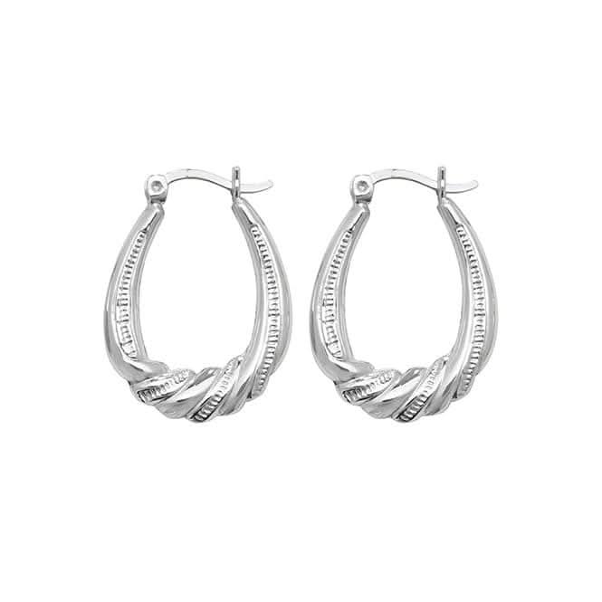 Acotis Silver 925 Creole Earrings G51042