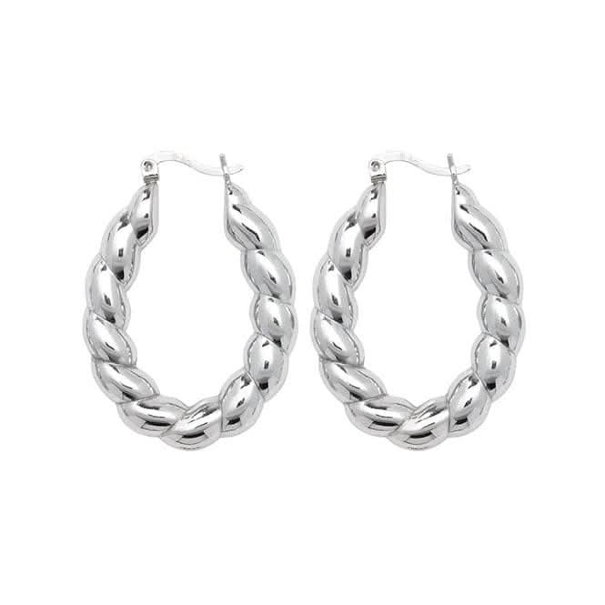Acotis Silver Creole Earrings G5888