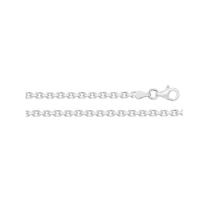 Acotis Silver Chain Faceted Belcher G1329