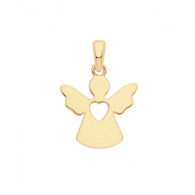 Acotis Silver Angel Charm Gold Plated Angel Charm G61085GP