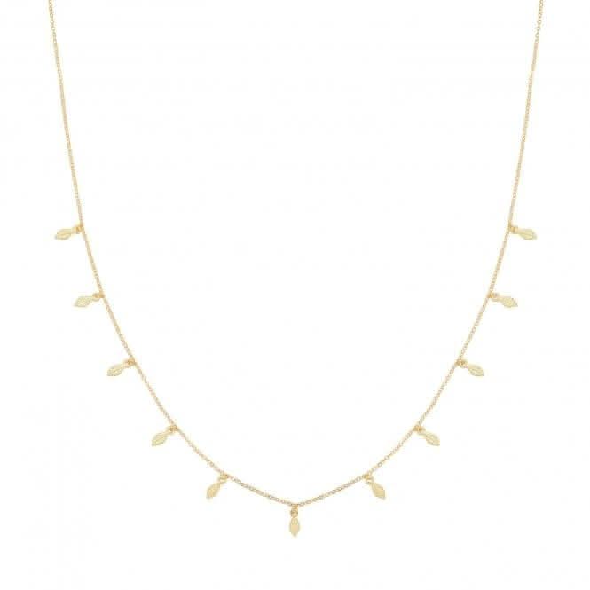 Acotis Silver Necklace Gold Plated G3391GP