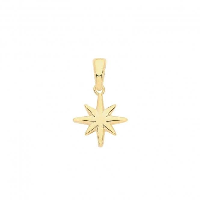 Acotis Silver Charm Gold Plated Star G61077GP