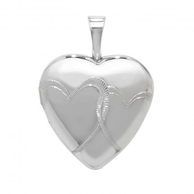 Acotis Silver Locket Heart Shaped G6896