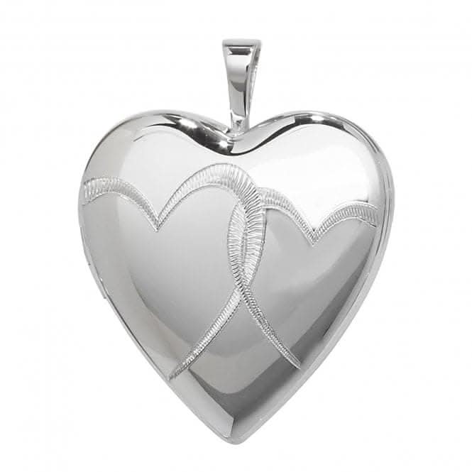 Acotis Silver Locket Heart Shaped G6897