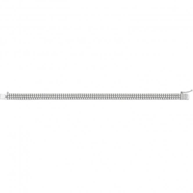 Acotis Silver Bracelet Three Strand Tennis G2701