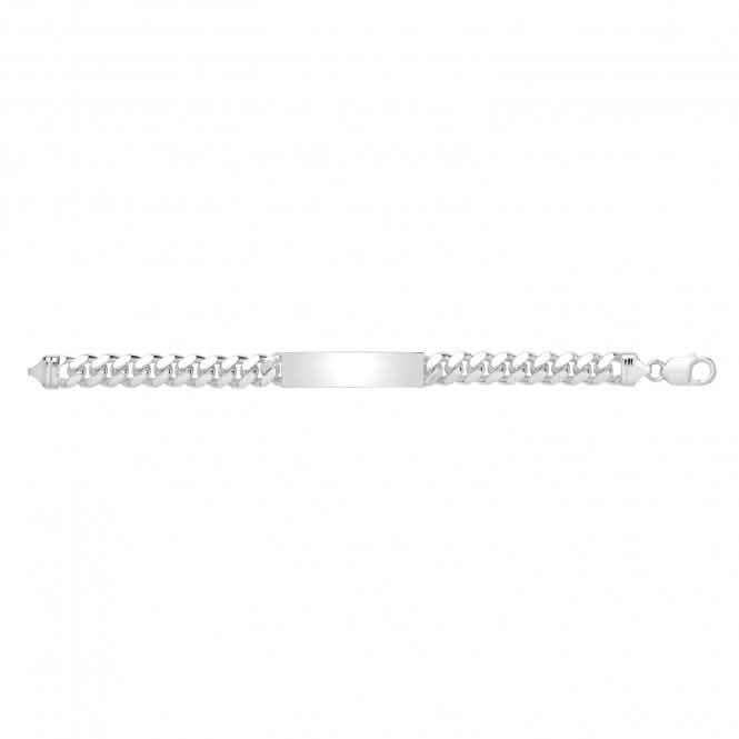 Acotis Silver Bracelet Men's Cuban Id G2665