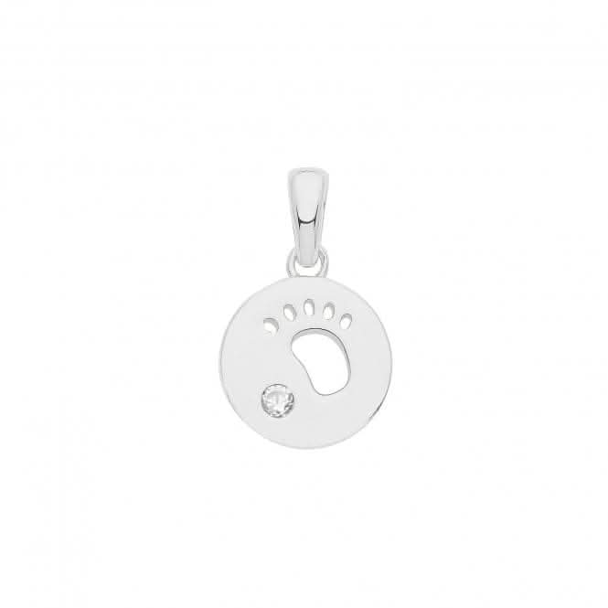 Acotis Silver Pendant Rhodium Christening G61079