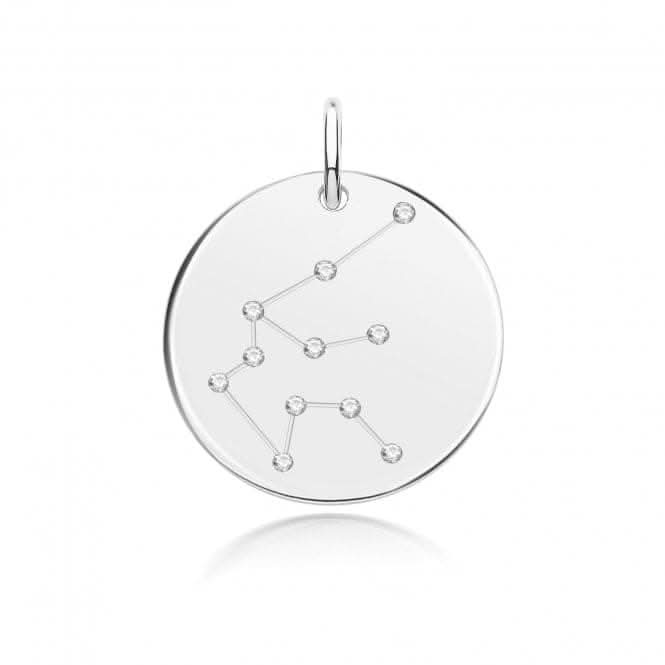 Acotis Silver Zodiac Rhodium Constellation Aquarius G61103